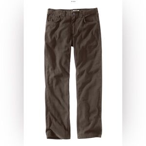 Carhartt rugged flex relaxed fit canvas 5 pocket work pant